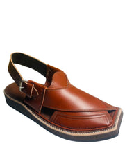 Pashkala Kaptan Chappal – Classic Rust Brown | Handcrafted Premium Leather