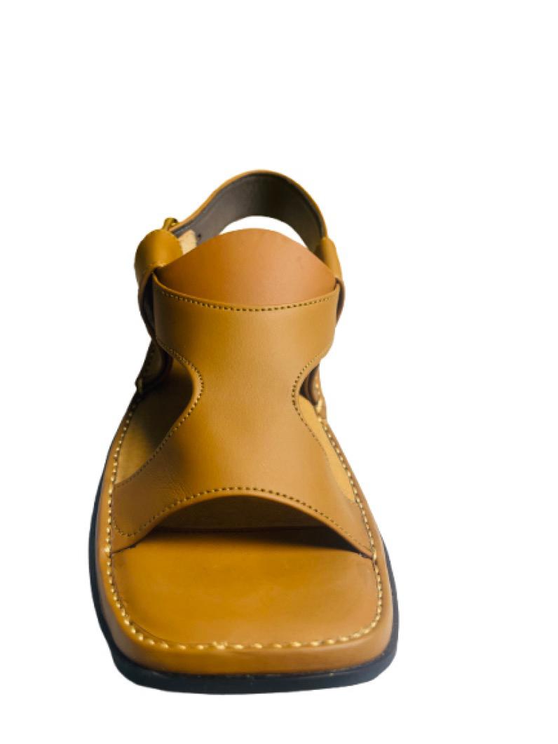 Pashkala Panjedari Camel Brown | Handmade Leather Chappal