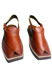 Pashkala Kaptan Chappal – Classic Rust Brown | Handcrafted Premium Leather