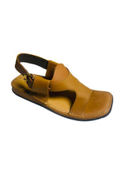 Pashkala Panjedari Camel Brown | Handmade Leather Chappal